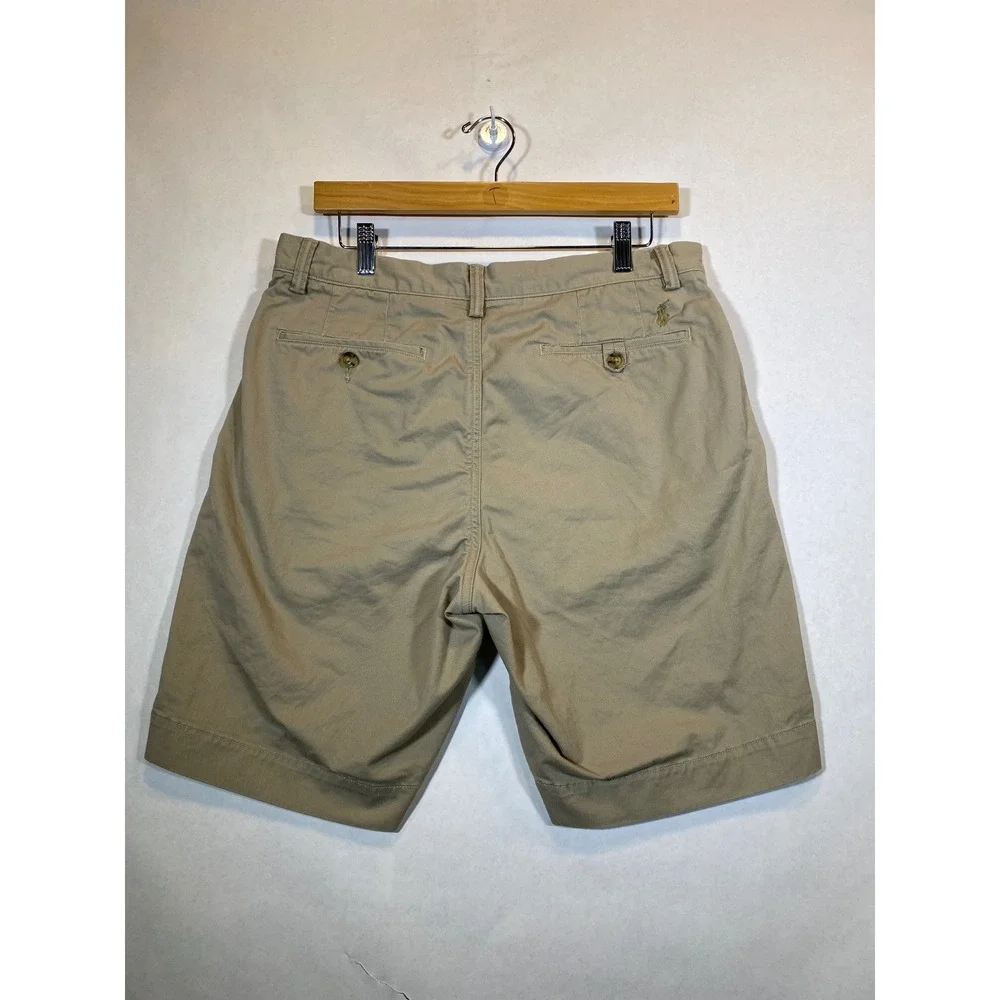 Tan Polo Ralph Lauren Chino Shorts Stretch Classic Fit 32 Mens
